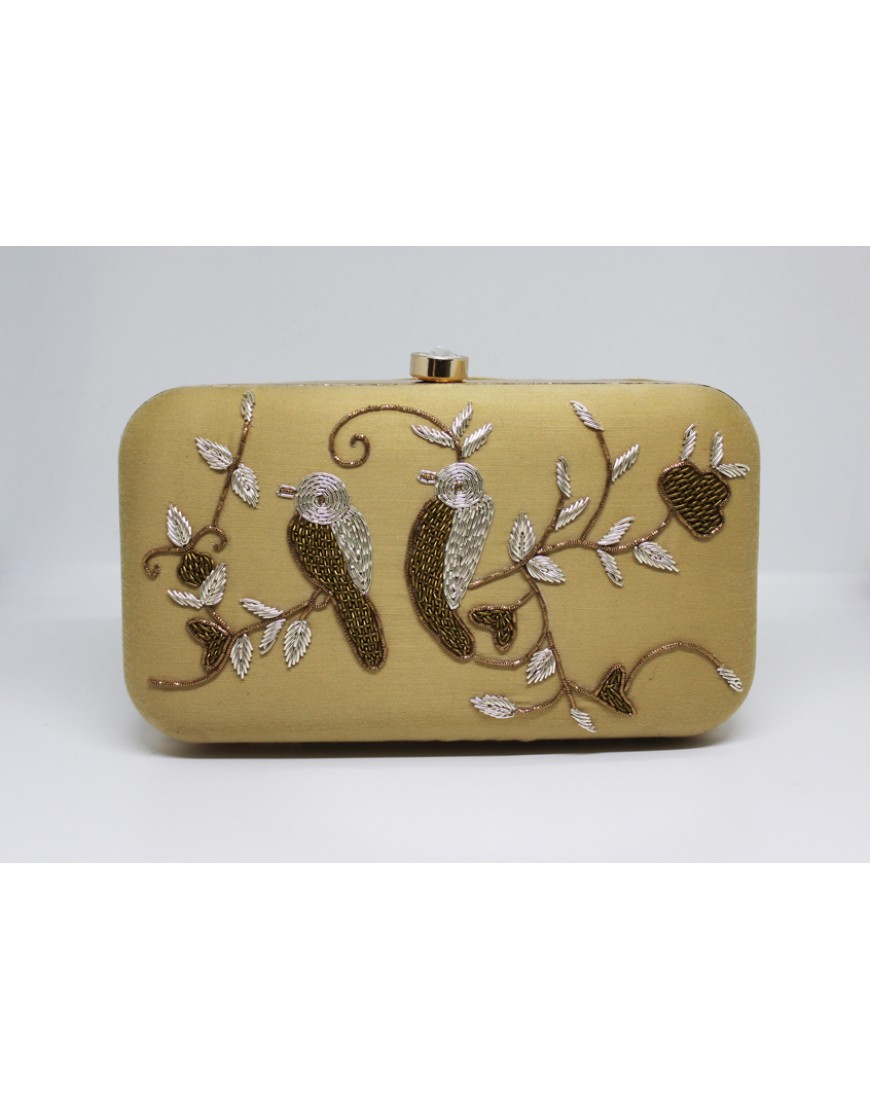 Gold Bird Box Clutch