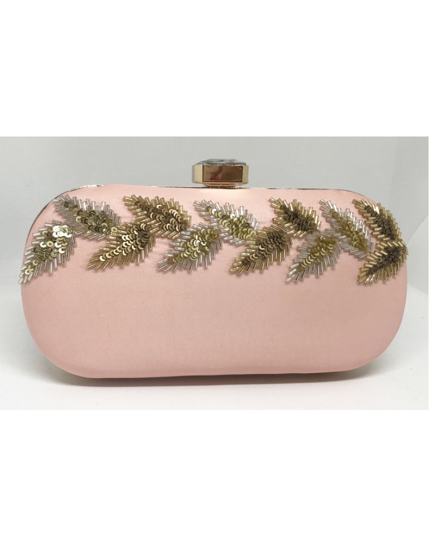 Pastel Pink Box Clutch